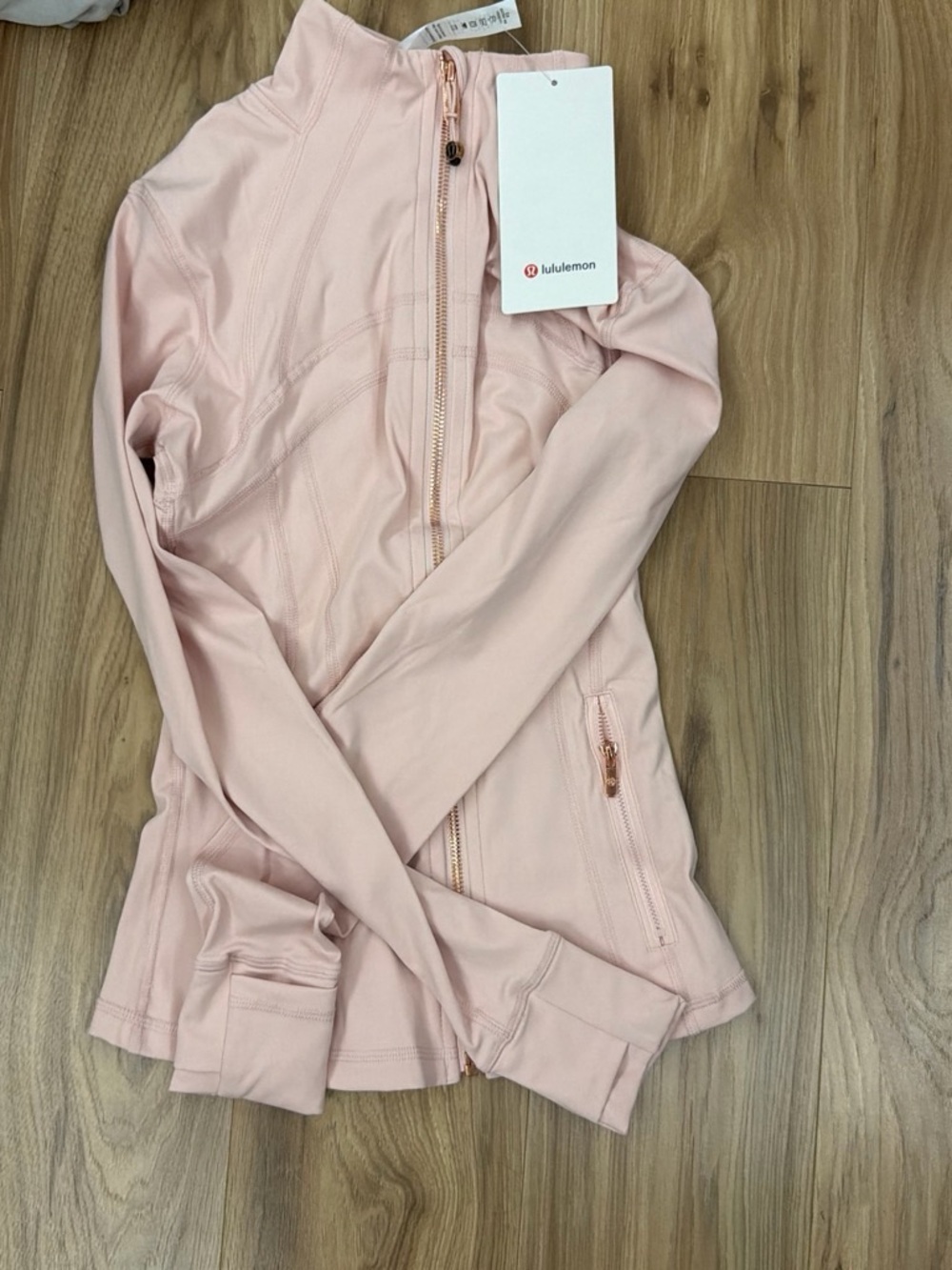 lululemon athletica Blush Pink Bomber Jacket